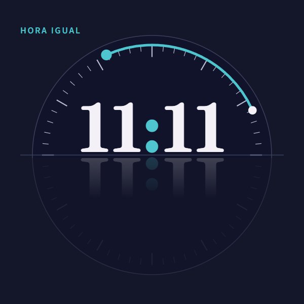 Hora igual 11:11