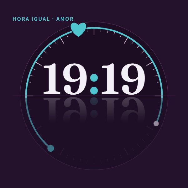 Hora igual · amor 19:19 · amor