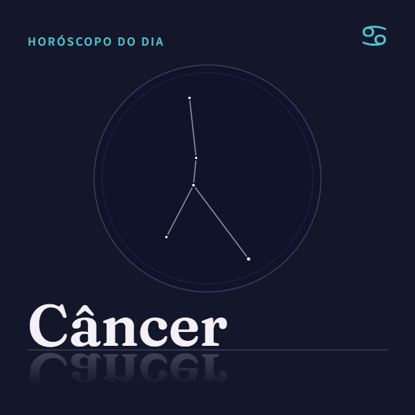 Horóscopo do dia Câncer