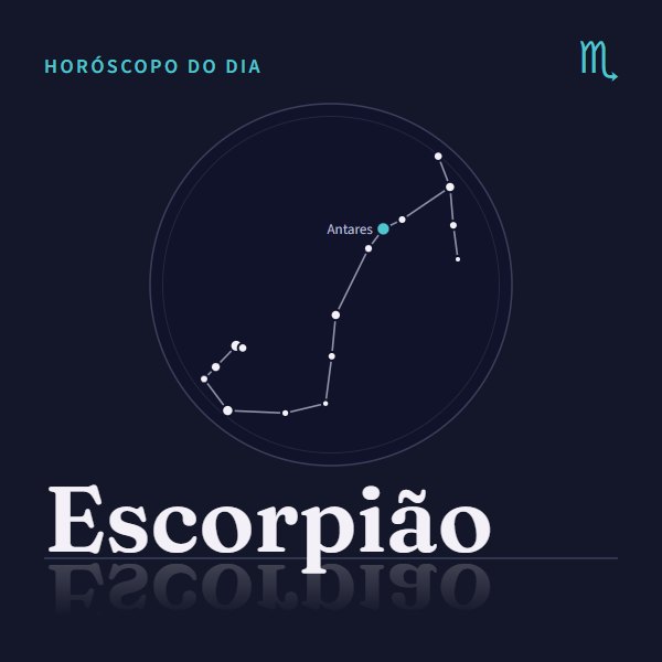 Horóscopo do dia Escorpião