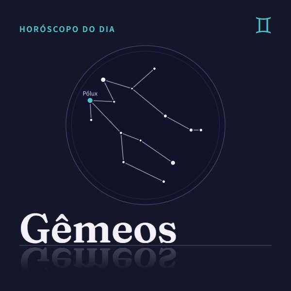Horóscopo do dia Gêmeos