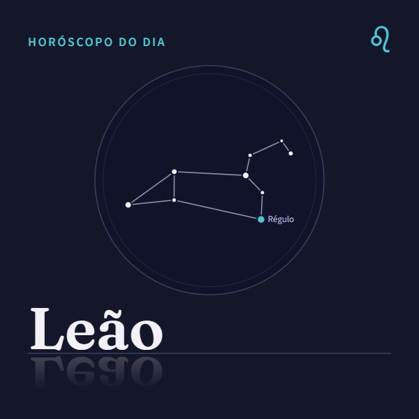 Horóscopo do dia Leão