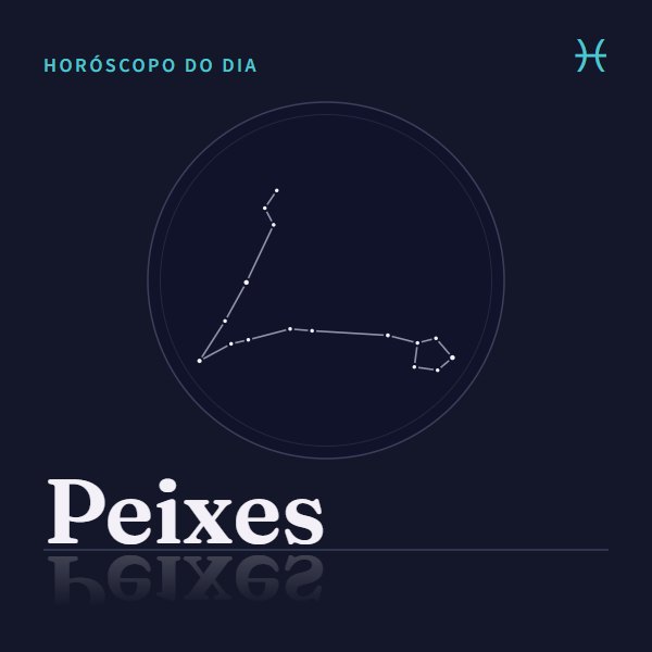 Horóscopo do dia Peixes